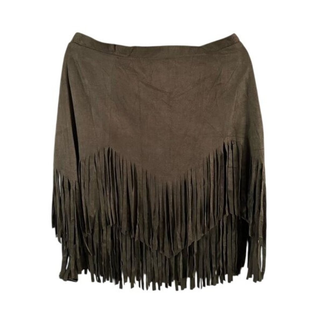 Sheryl Crow Tasseled Western Skirt Sz 16